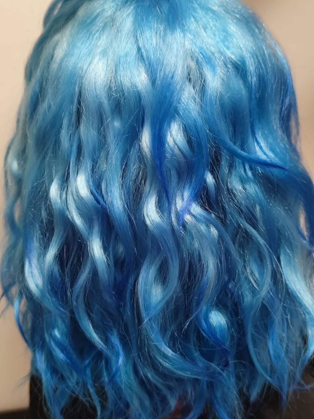 Scalp de Mohair Natural para Blythe - Imagen 2