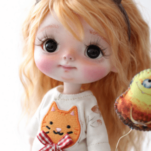 Lulú, Muñeca Artesanal, BJD, Ooak